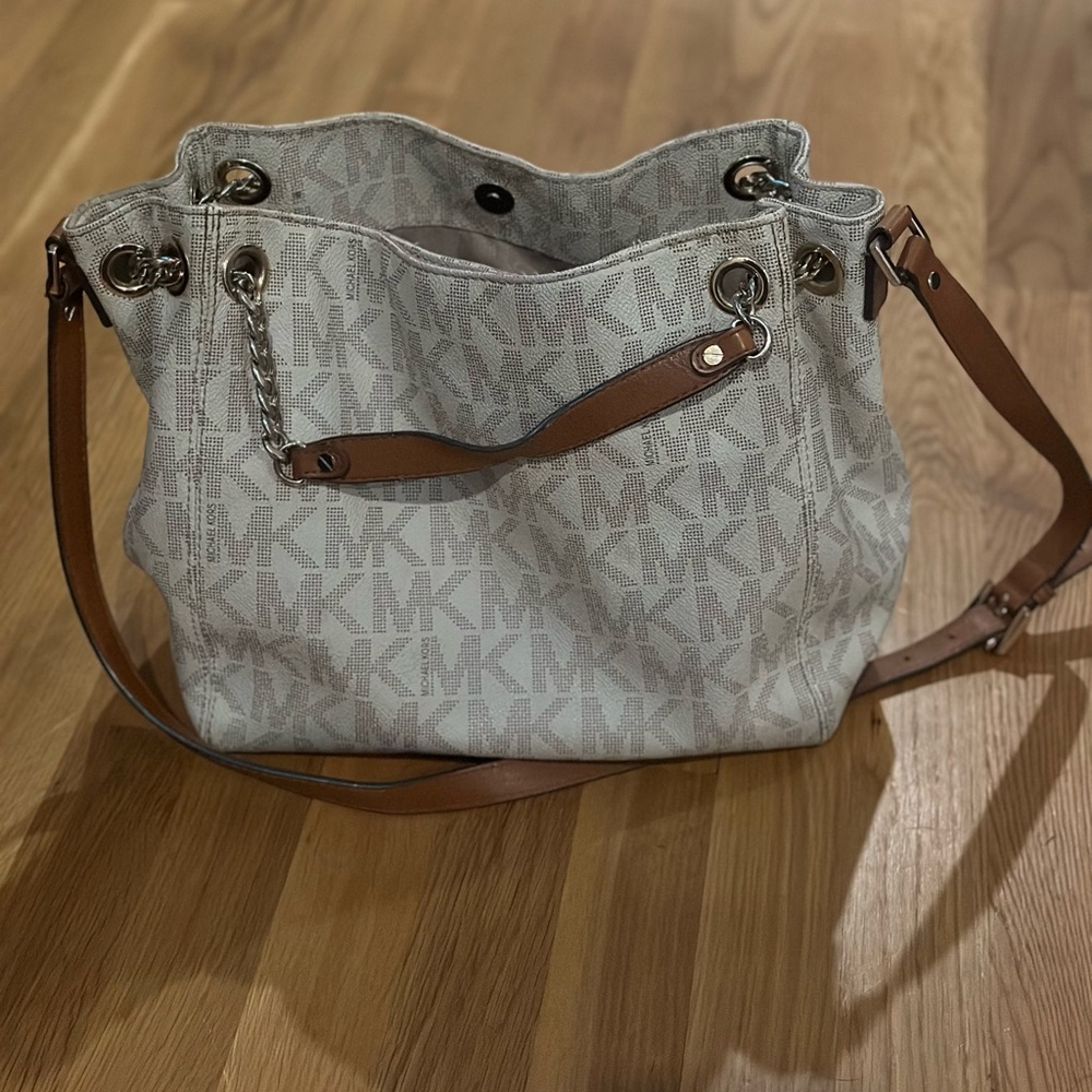 Michael Kors signature canvas tote
